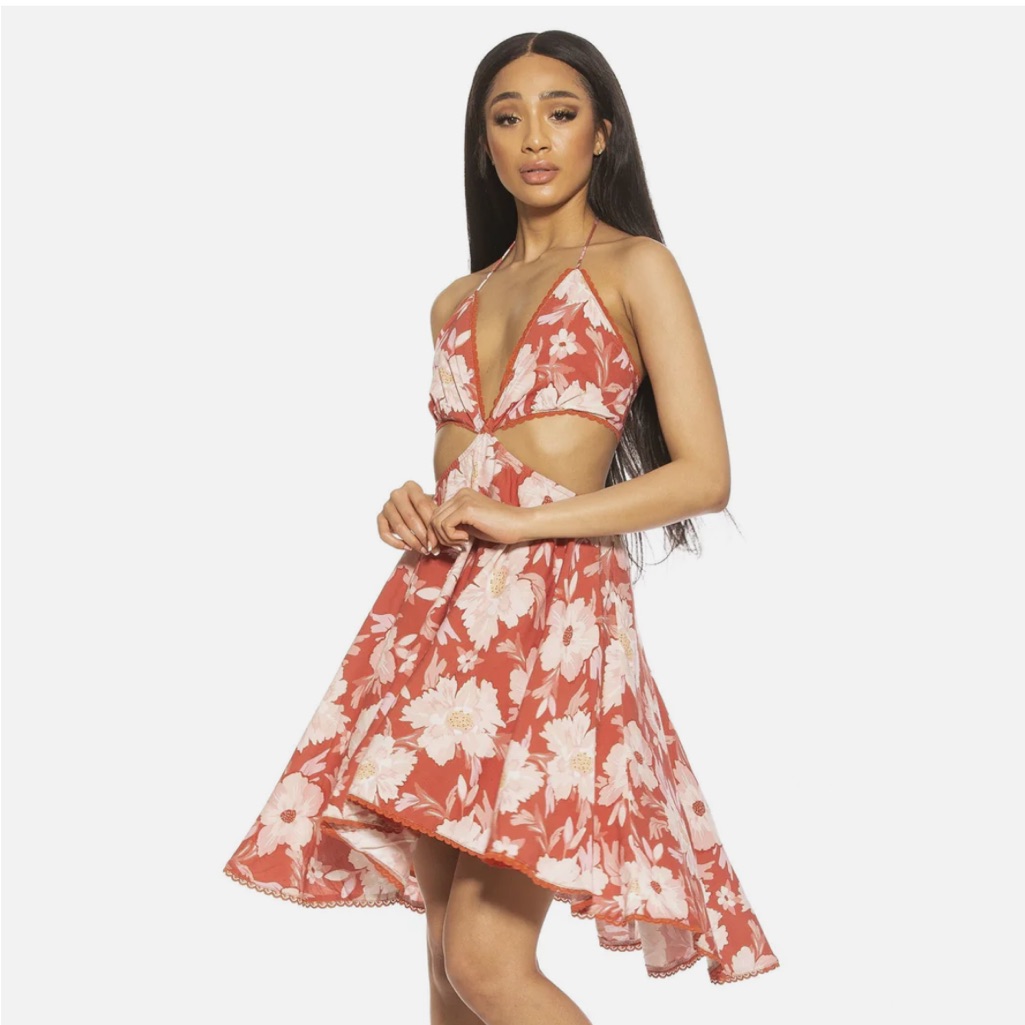 Nwt Ali Halter Dress